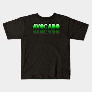 Avocado - Healthy Lifestyle - Foodie Food Lover - Graphic Typography Kids T-Shirt